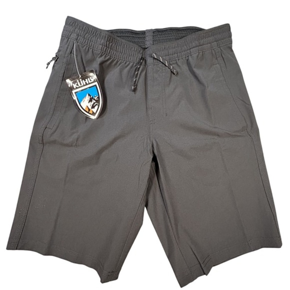 NEW Kuhl‎ Freeflex Shorts Mens Small Black 10 Inch Inseam Outdoor Hiking Stretch
